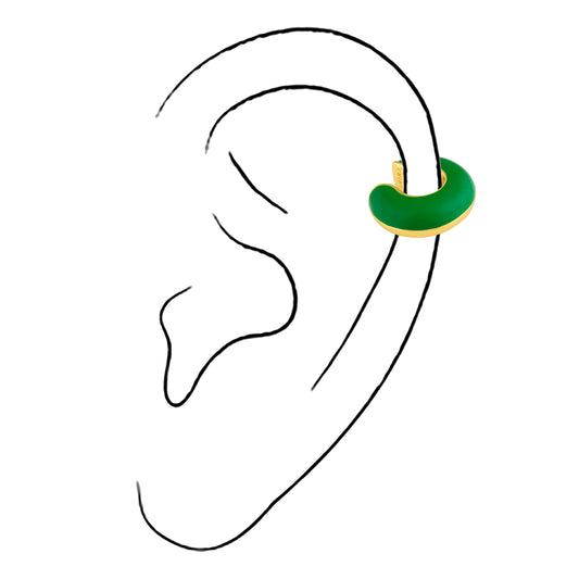 Margot Emerald Ear Cuff — Soul Flow Apparel