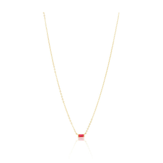 Willow Necklace-Red — Soul Flow Apparel