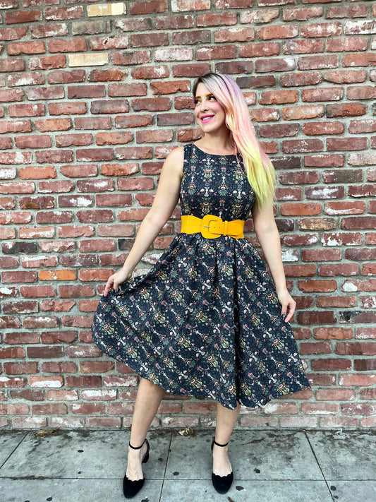 White Rabbit Midi Dress — Soul Flow Apparel