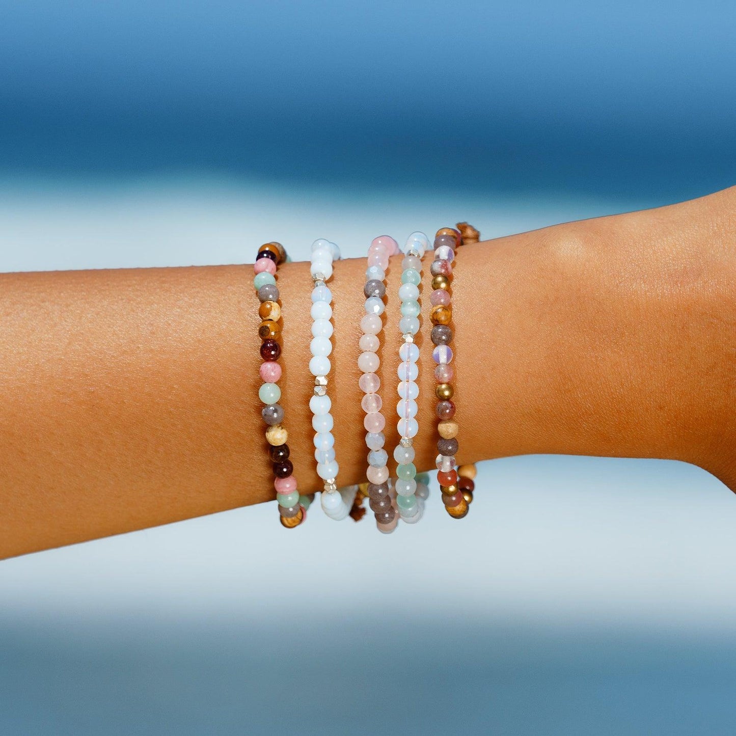 Intuition + Inner Peace 4mm Healing Bracelet — Soul Flow Apparel
