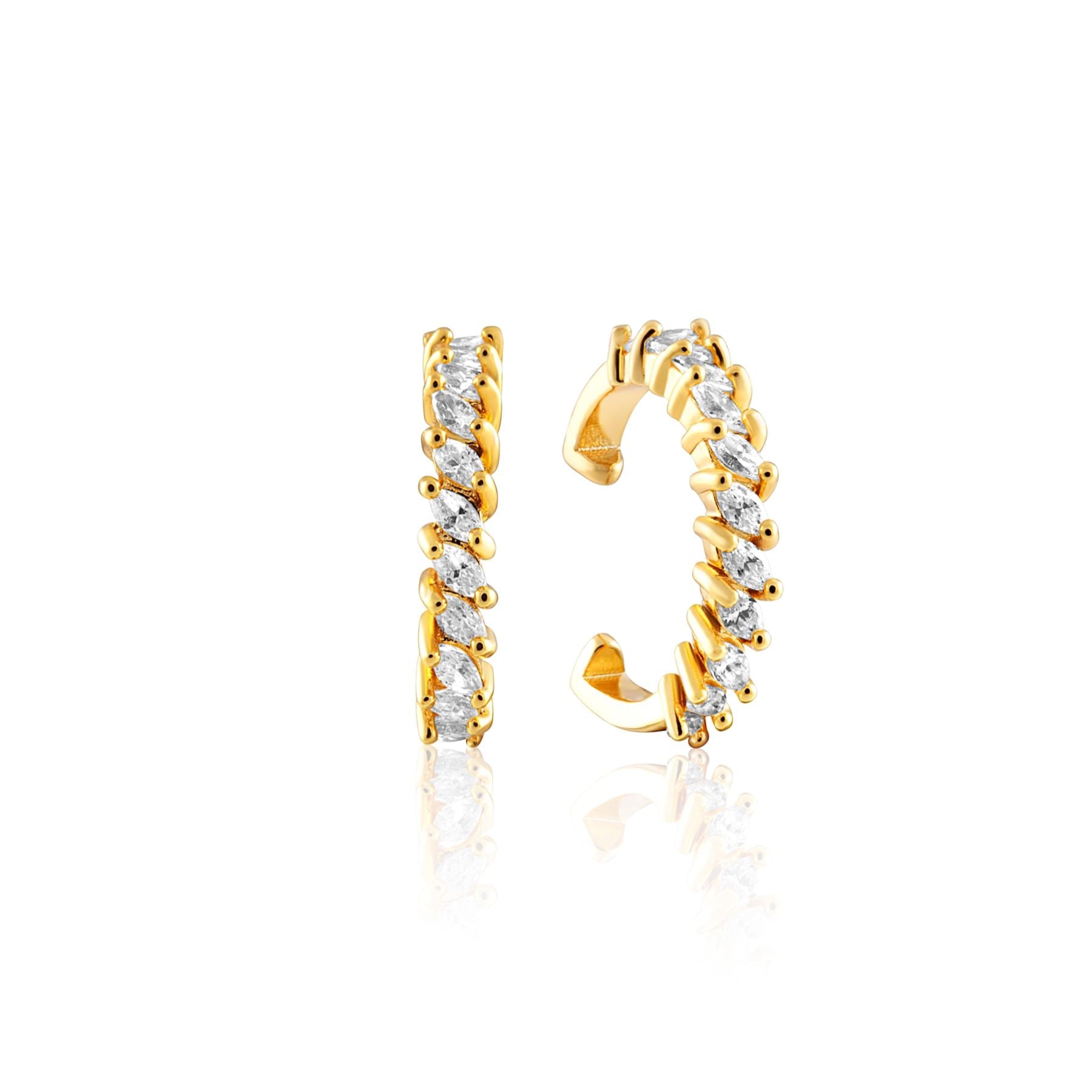 Jagged Baguette Ear Cuff — Soul Flow Apparel