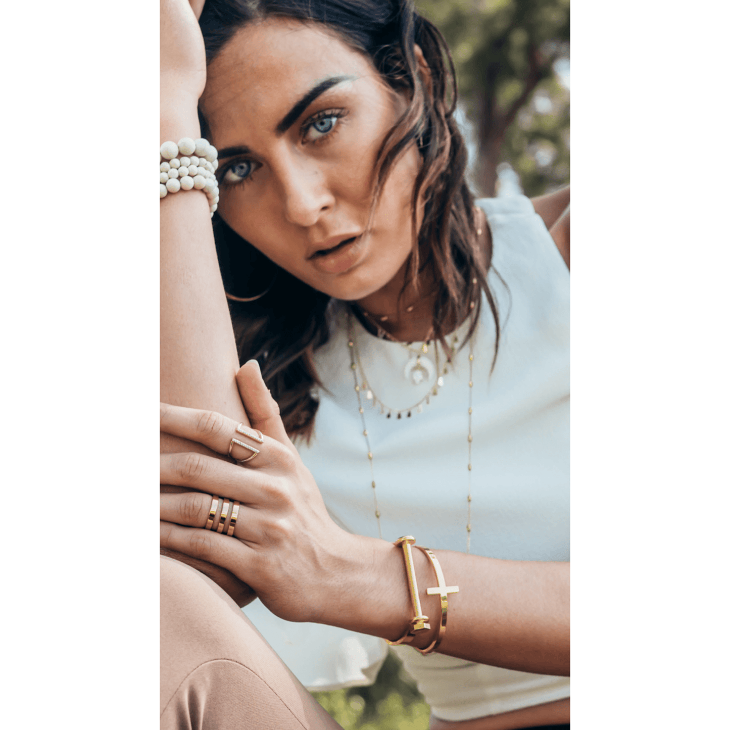 Jamie Side Cross Bracelet — Soul Flow Apparel