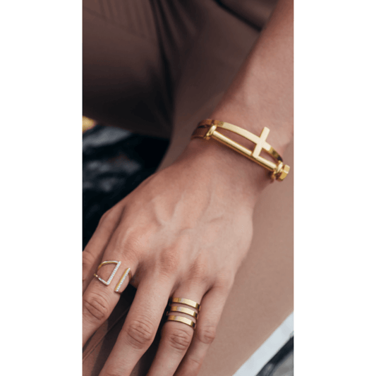 Jamie Side Cross Bracelet — Soul Flow Apparel