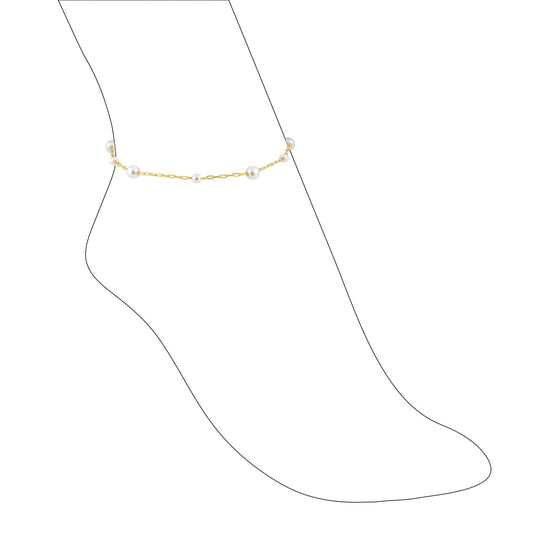Kalani Pearl Anklet — Soul Flow Apparel