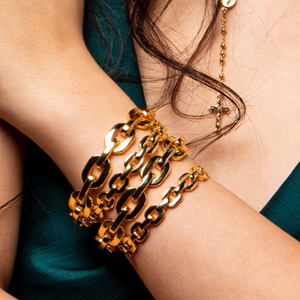 Kaye Link Bracelet - Large — Soul Flow Apparel