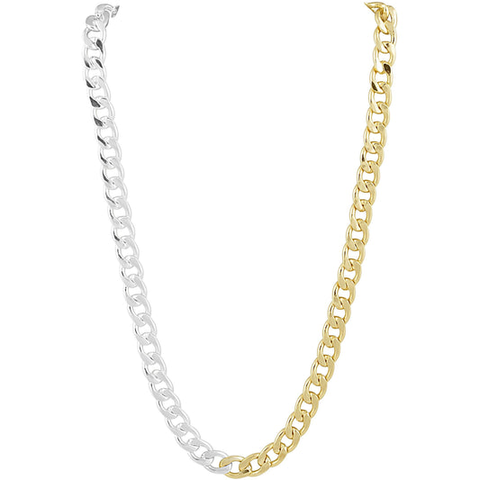 Leila Link Necklace -Two Tone — Soul Flow Apparel
