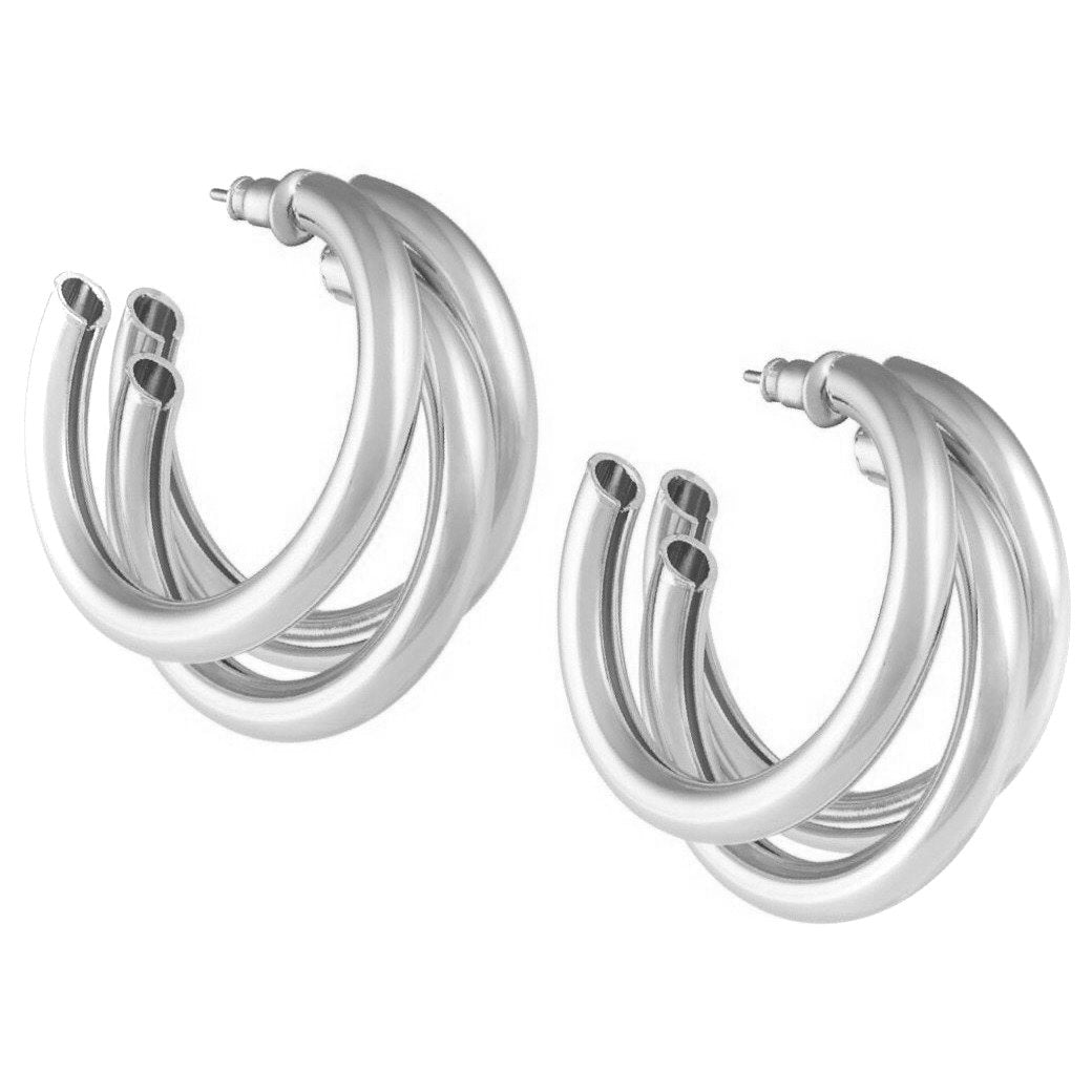 Lexi Tri Hoop — Soul Flow Apparel