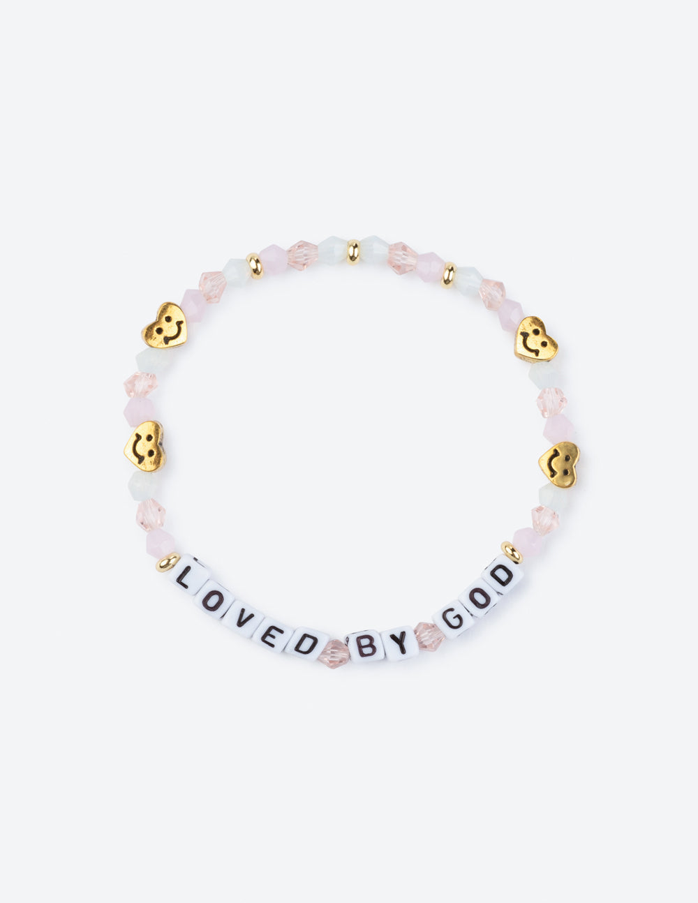 Loved By God Letter Bracelet – Christian Letter Bracelet