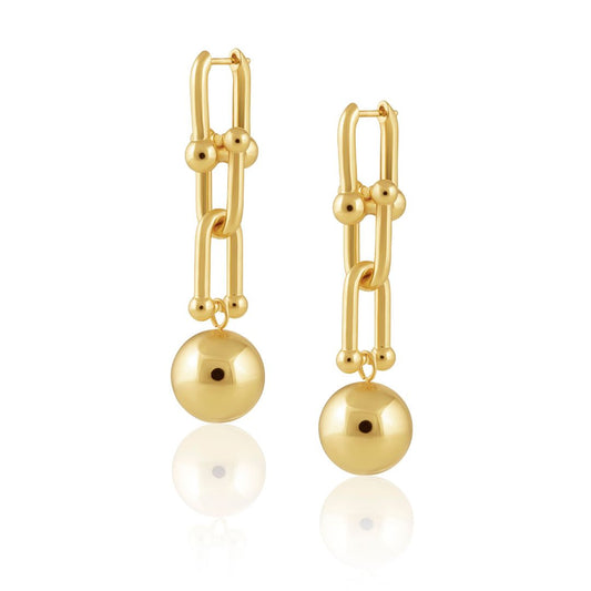 Lydia Beaded Link Earrings — Soul Flow Apparel