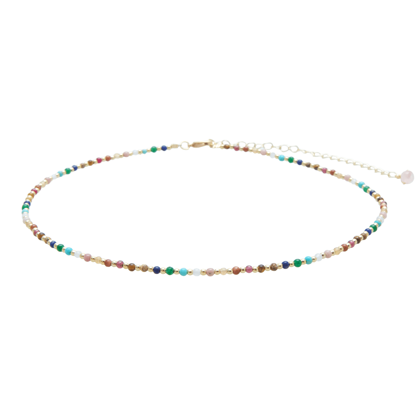 Master Healer 2mm Healing + Circles in the Sand Necklace Stack — Soul Flow Apparel