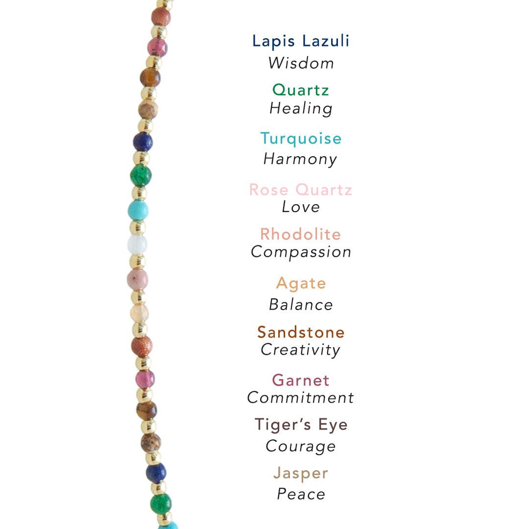 2mm + 4mm Master Healer Necklace Stack — Soul Flow Apparel