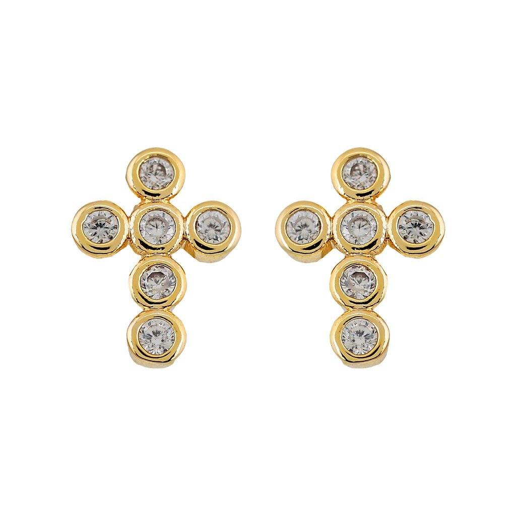 Mimi Mini Cross Earrings — Soul Flow Apparel