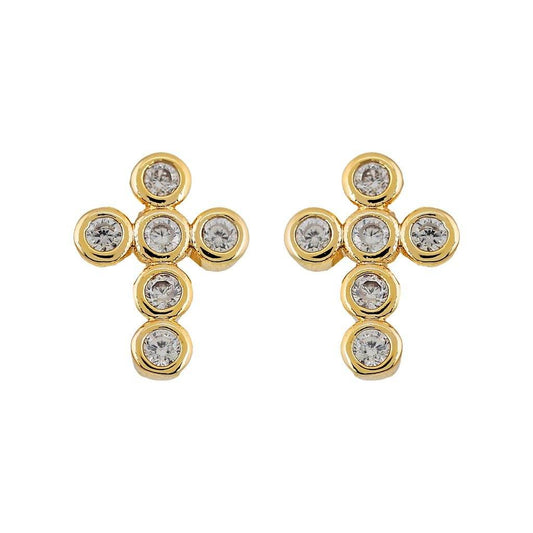Mimi Mini Cross Earrings — Soul Flow Apparel