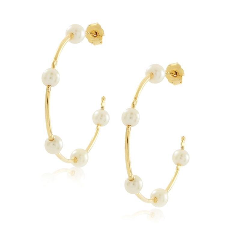 Molly Pearl Hoops — Soul Flow Apparel