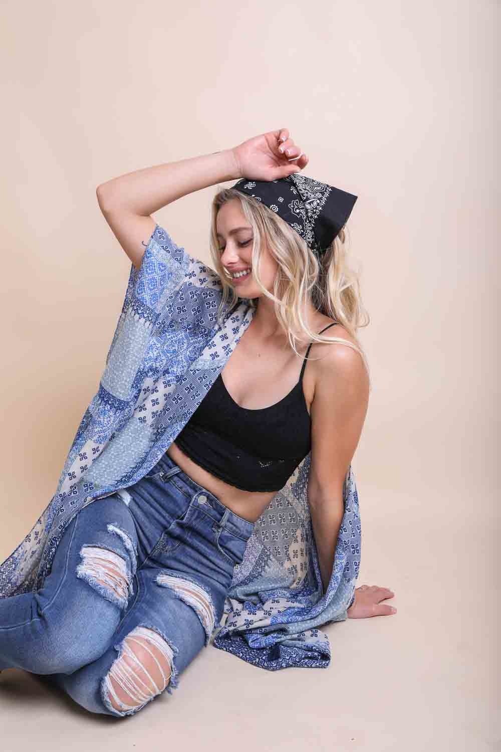 Muted Color Bandana Hats & Hair