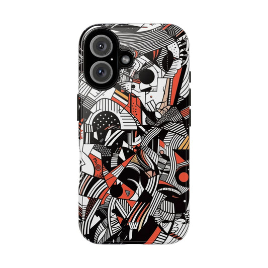 Abstract Doodle #3 | Tough Phone Case — Soul Flow Apparel