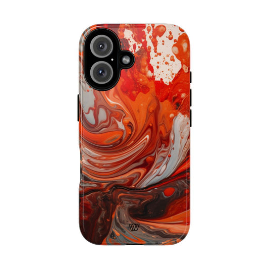 White Fire Paint Swirl | Tough Phone Case — Soul Flow Apparel