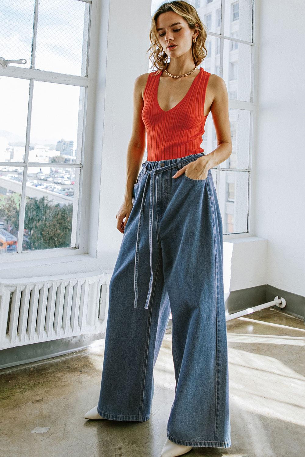 Everything Counts Denim Pants in 20med 20ind18 — Soul Flow Apparel