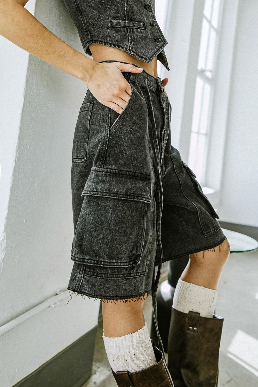 A Better Day Denim Shorts in 20bla8 — Soul Flow Apparel
