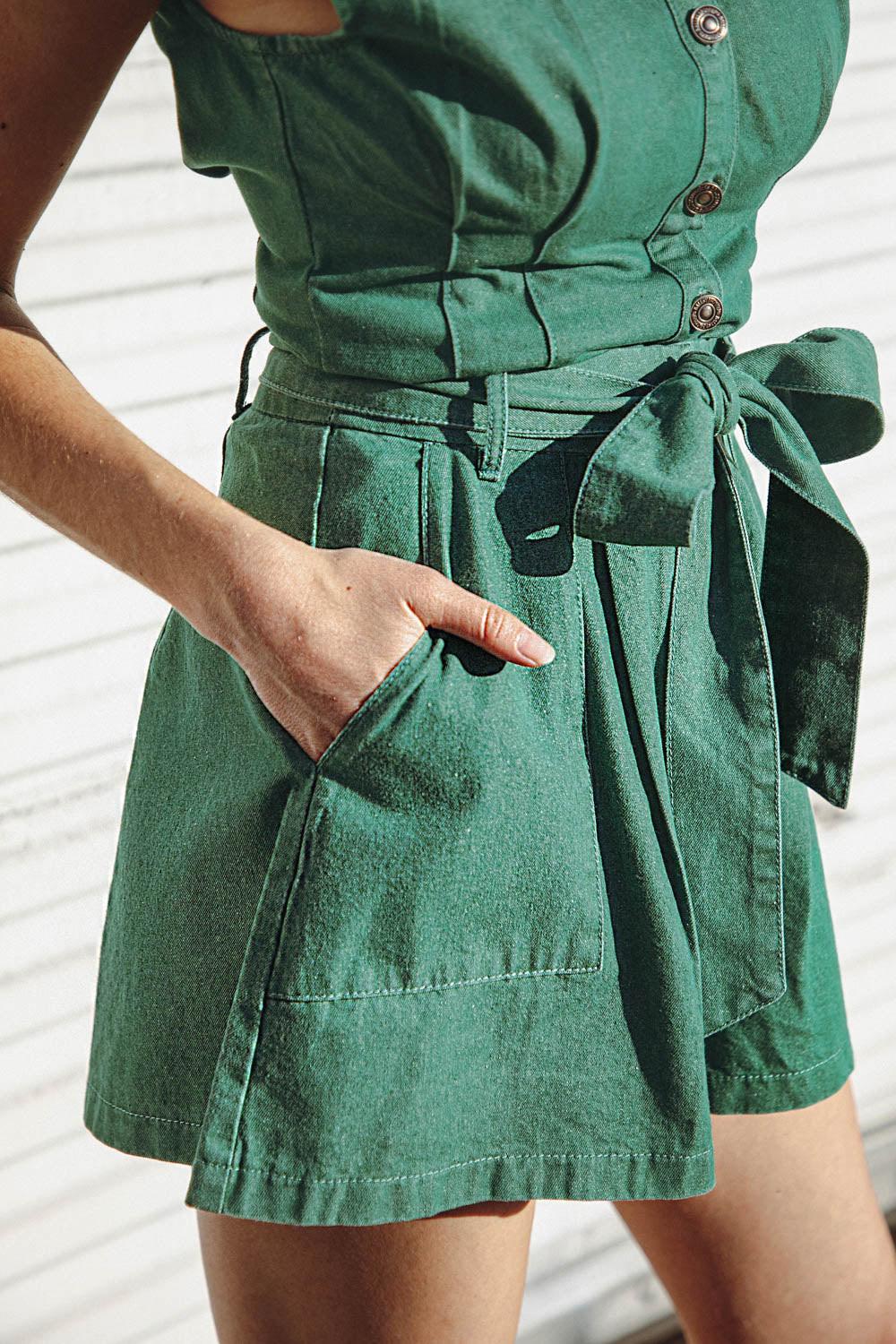 Clean Slate Denim Shorts in 20gre7 — Soul Flow Apparel
