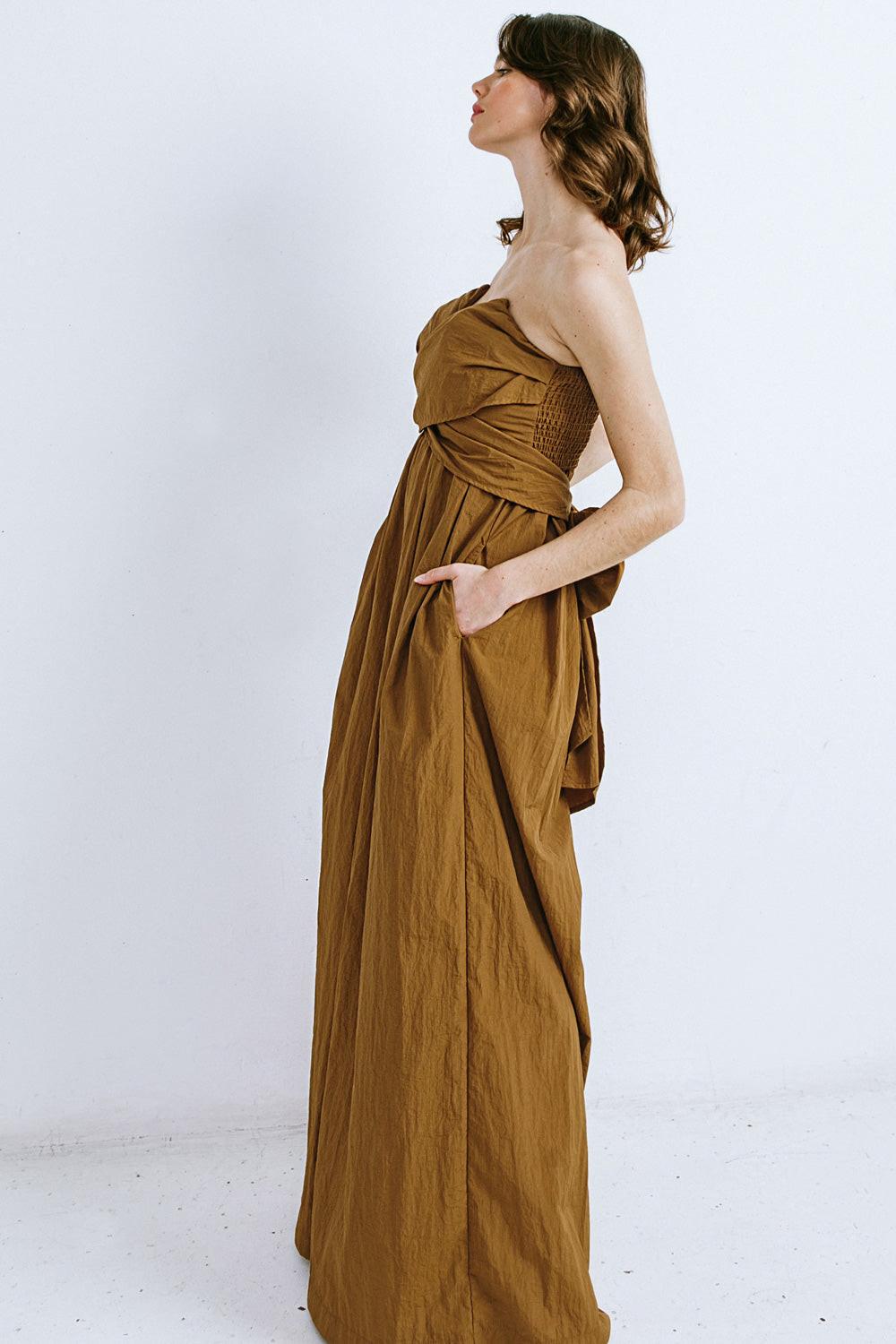 Think About Me Woven Jumpsuit in 20cam10 — Soul Flow Apparel
