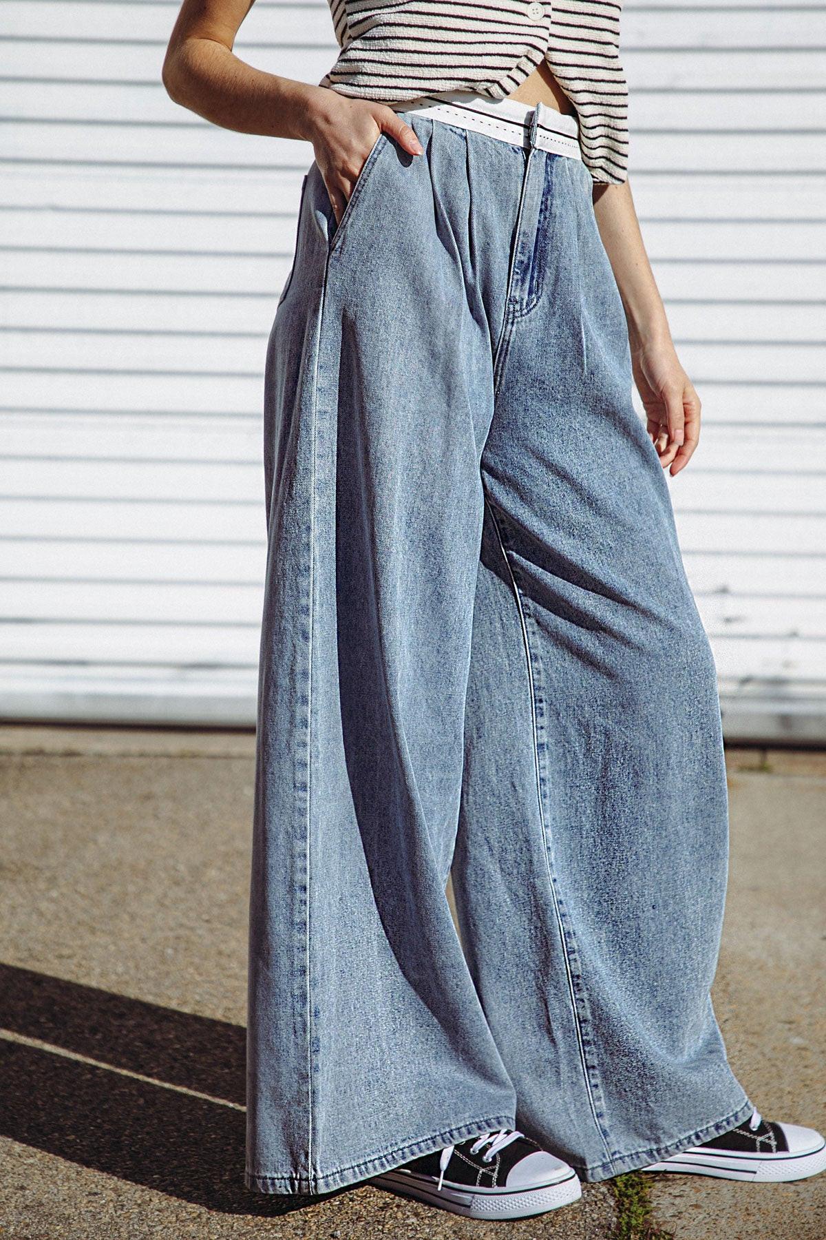 Forever Wondering Denim Pants in 20lig 20ind7 — Soul Flow Apparel