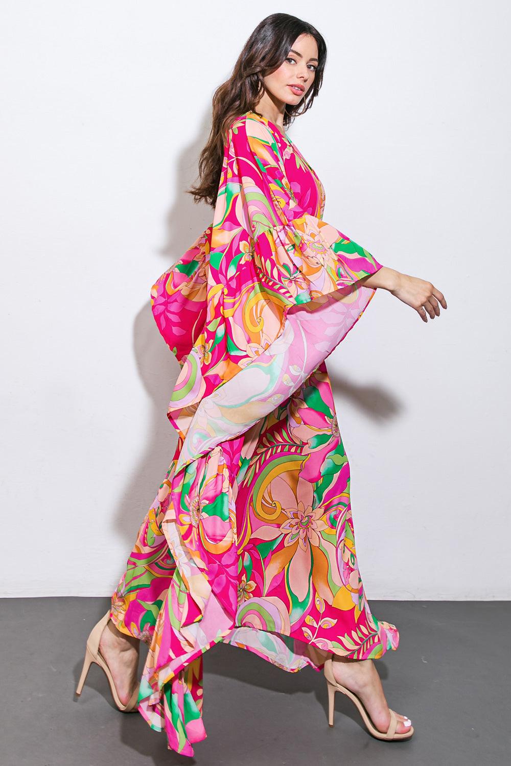 Seaside Girls Woven Kaftan Dress in 20pin18 — Soul Flow Apparel