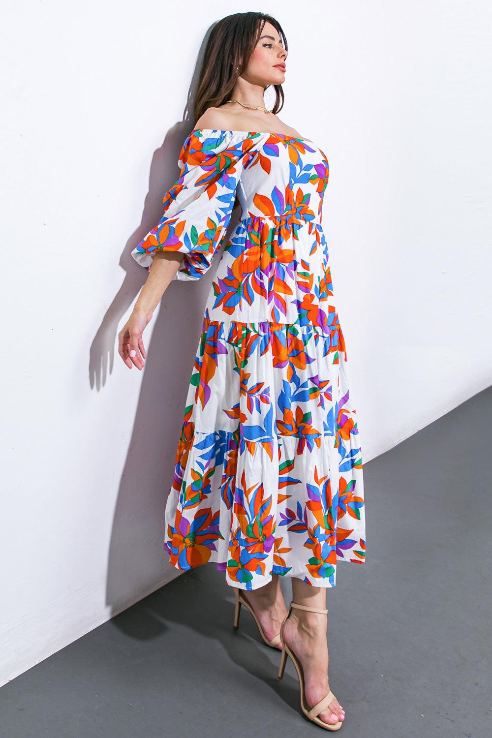 Feeling Optimistic Woven Midi Dress in 20ivo21 — Soul Flow Apparel