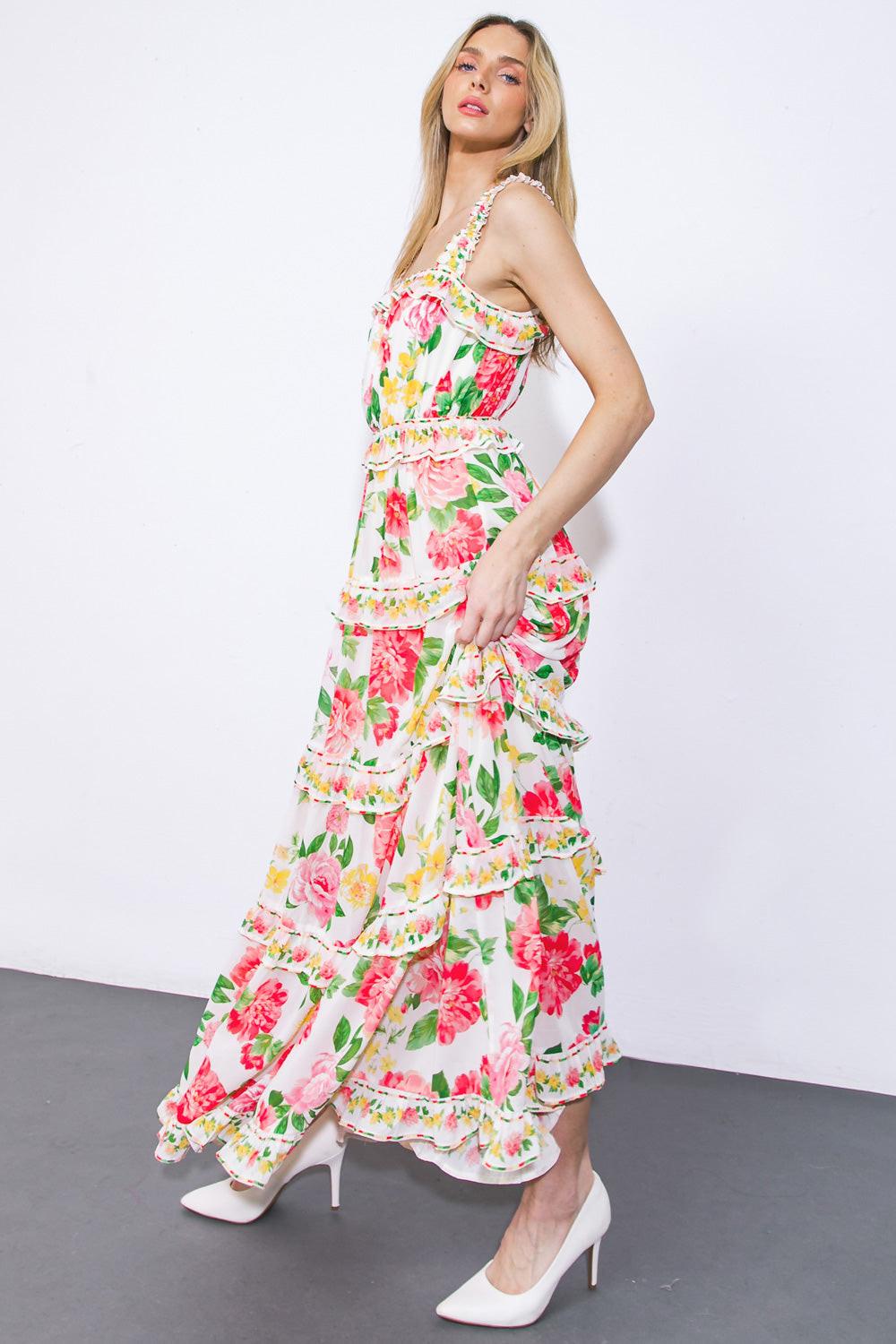 Pulling Heartstrings Woven Maxi Dress in 20ivo7 — Soul Flow Apparel