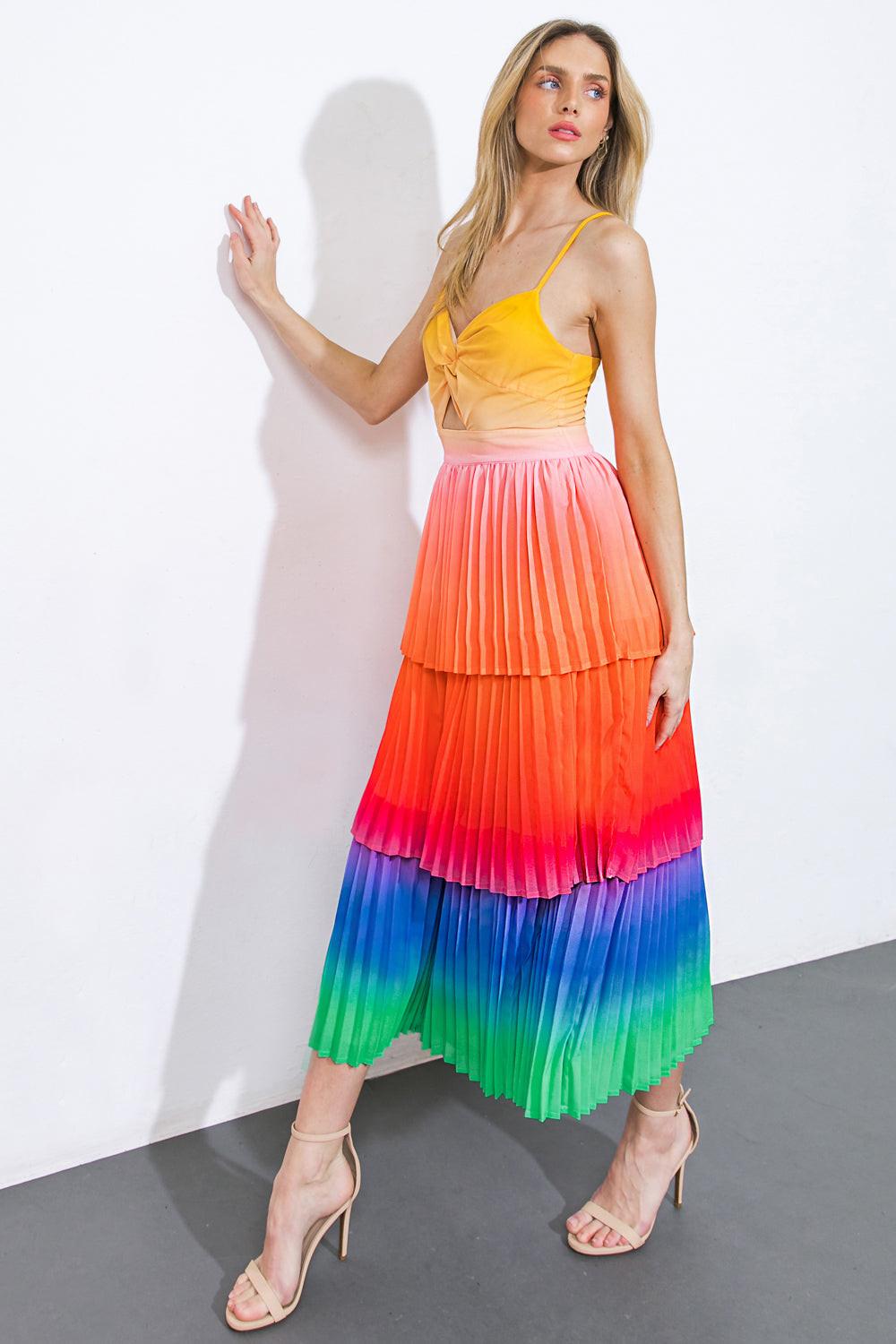 Seeing You Again Woven Midi Dress in 20yel 20mult9 — Soul Flow Apparel