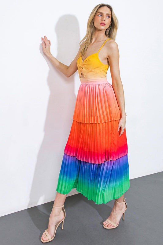 Seeing You Again Woven Midi Dress in 20yel 20mult9 — Soul Flow Apparel