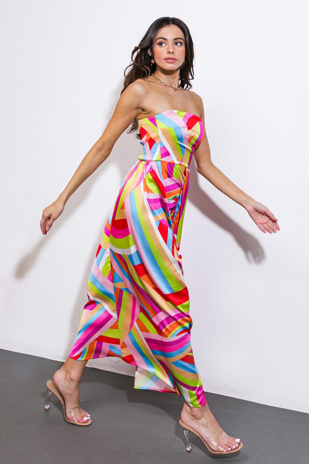 I've Seen It All Woven Midi Dress in 20fuc 20blu15 — Soul Flow Apparel