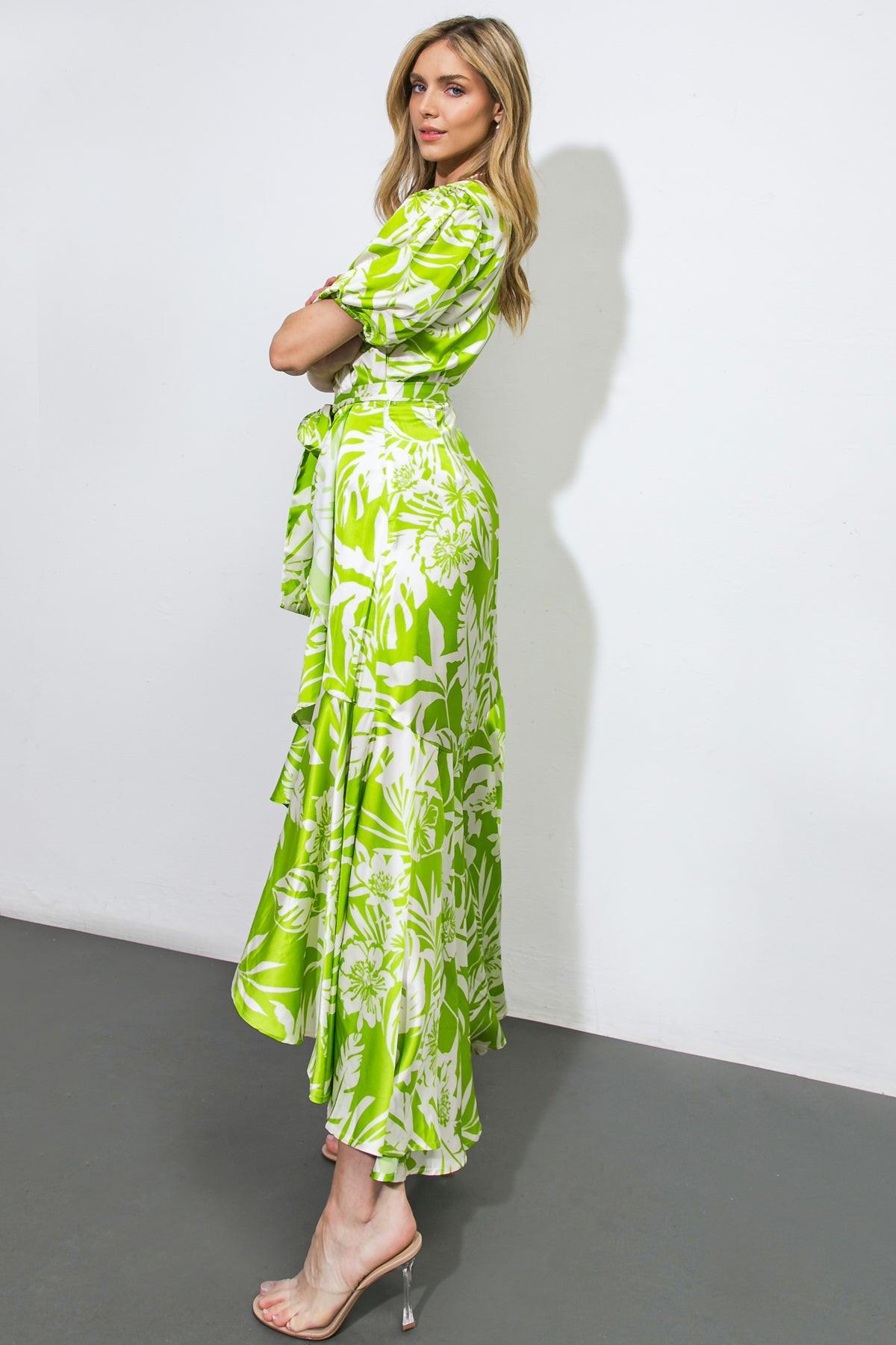 Only Tonight Woven Midi Dress in 20lim7 — Soul Flow Apparel