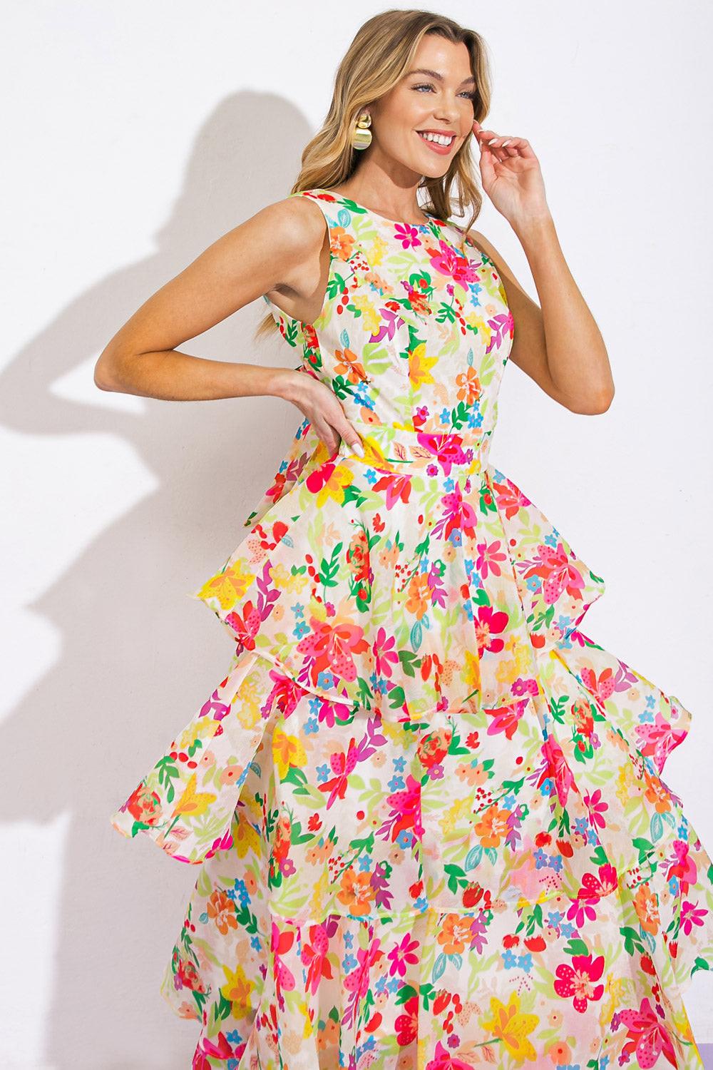 Del Rey High Rise Woven Maxi Dress in 20ivo13 — Soul Flow Apparel