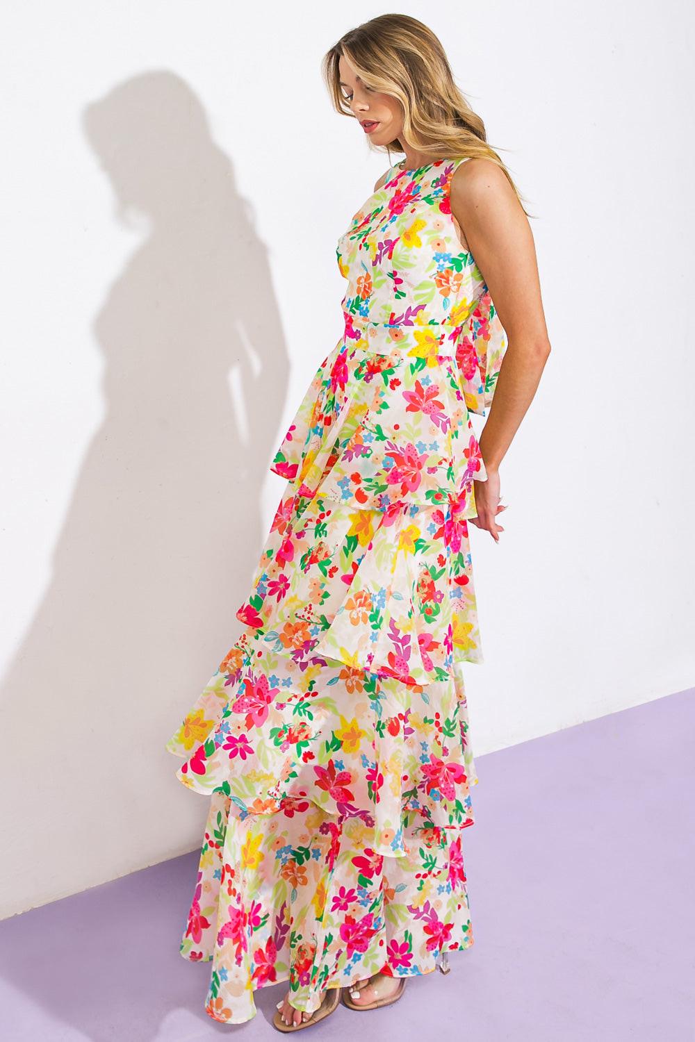Del Rey High Rise Woven Maxi Dress in 20ivo7 — Soul Flow Apparel
