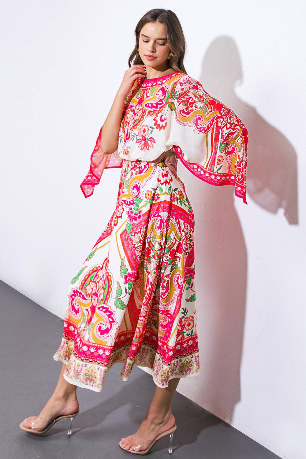 Stuck on You Woven Midi Dress in 20ivo 20fuc15 — Soul Flow Apparel