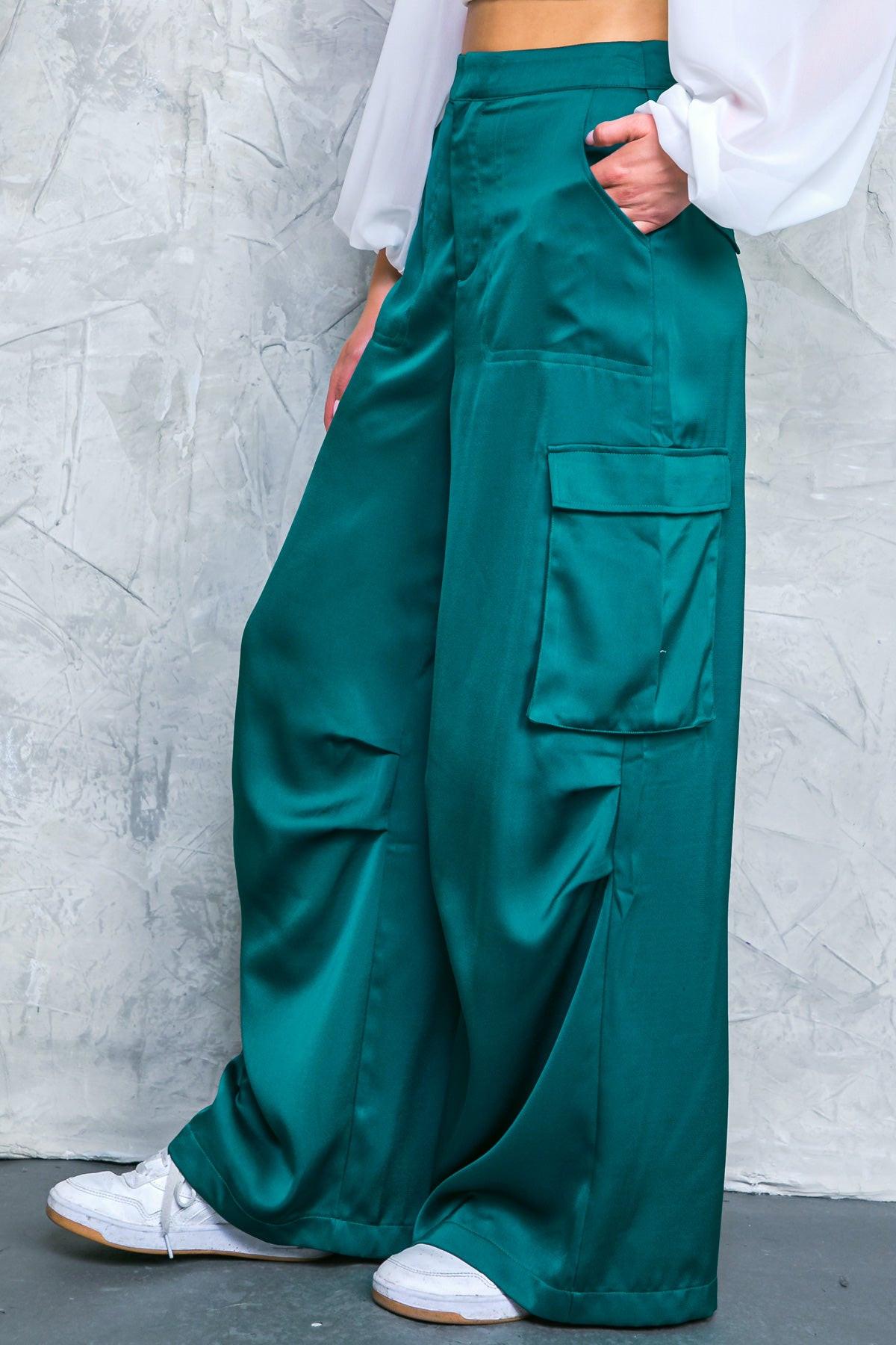Graceful Movements Wide Leg Pants with Pockets for Everyday Wear in 20tea14 — Soul Flow Apparel