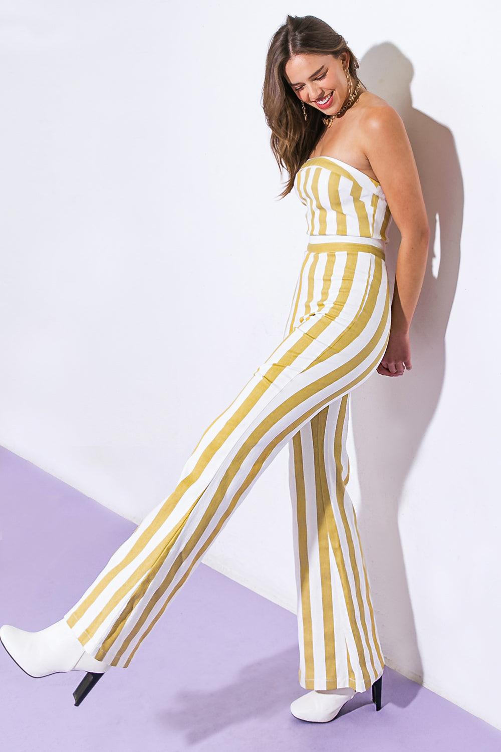 Graceful Appearance Twill Jumpsuit in 20ivo 20tau10 — Soul Flow Apparel