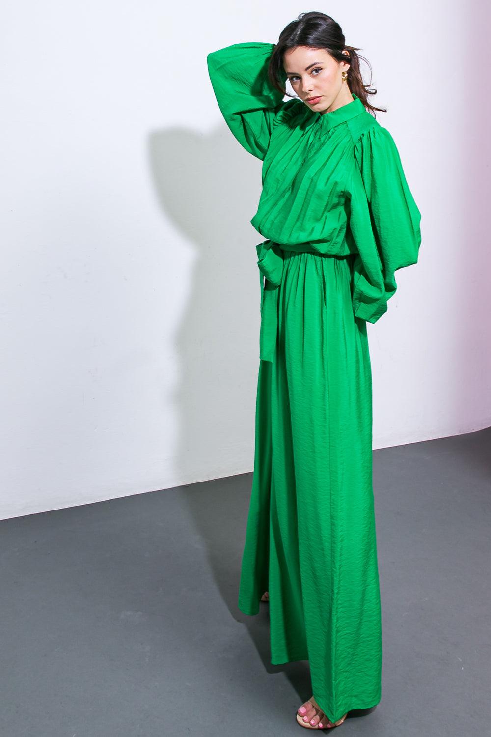 Ready for Today Woven Jumpsuit in 20gre8 — Soul Flow Apparel