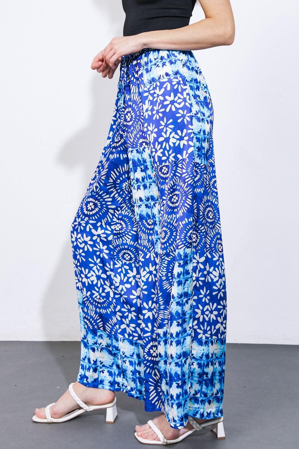 Beautiful Borders Woven Pants in 20blu7 — Soul Flow Apparel