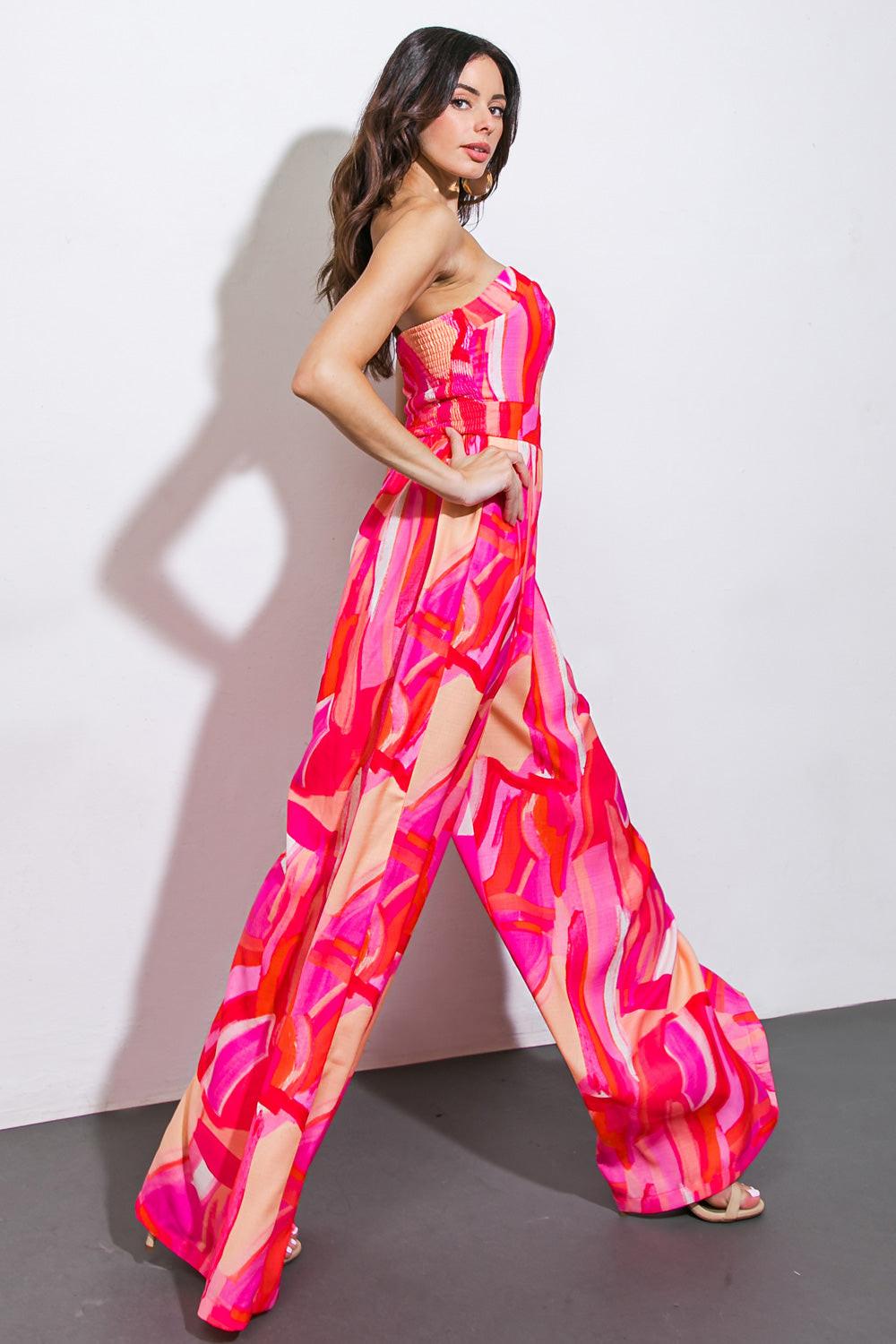 Somebody Loves Woven Jumpsuit in 20fuc10 — Soul Flow Apparel
