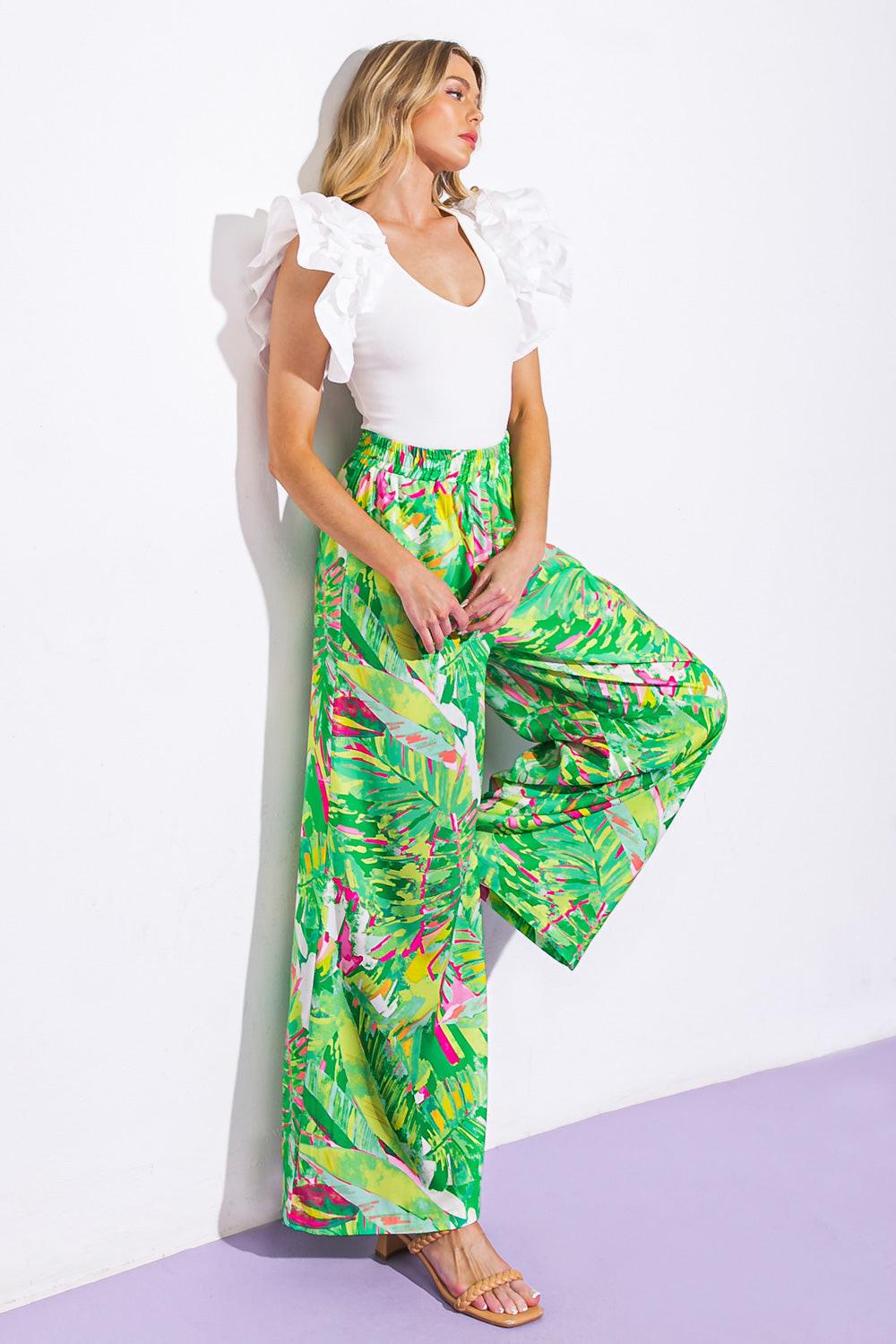 Reach Out My Woven Pants in 20ivo 20gre5 — Soul Flow Apparel