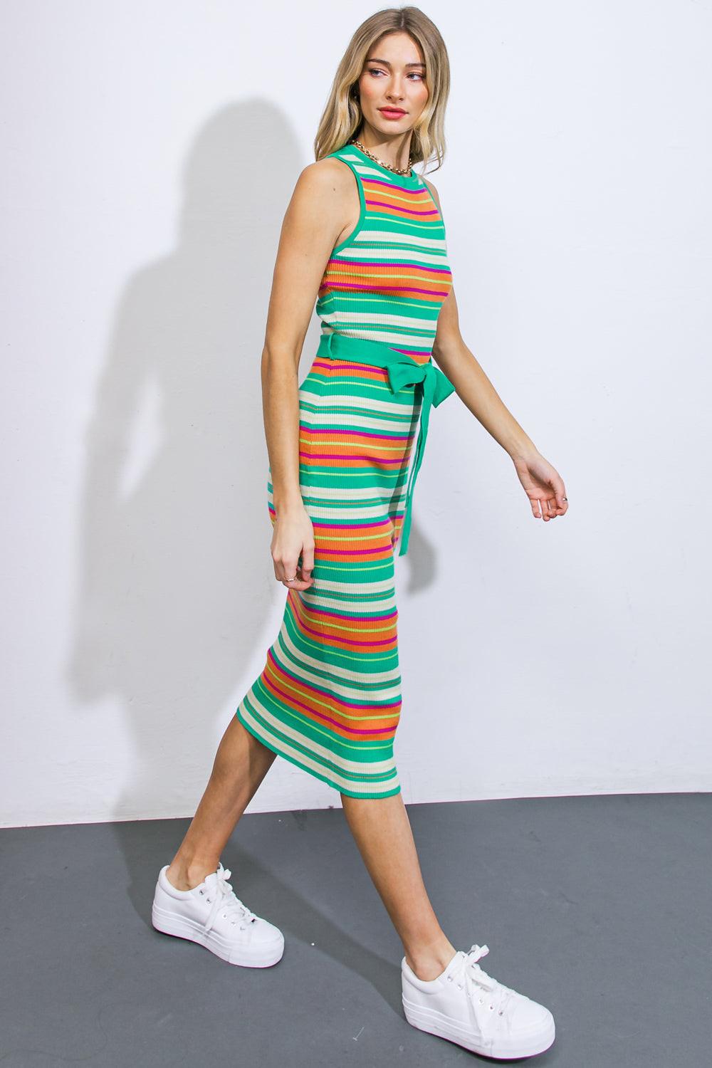 Let's Go Abroad Sweater Dress in 20gre 20ora16 — Soul Flow Apparel