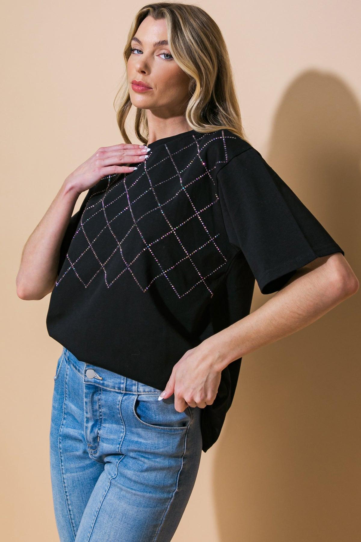 Pretty Perception Knit Top in 20bla13 — Soul Flow Apparel