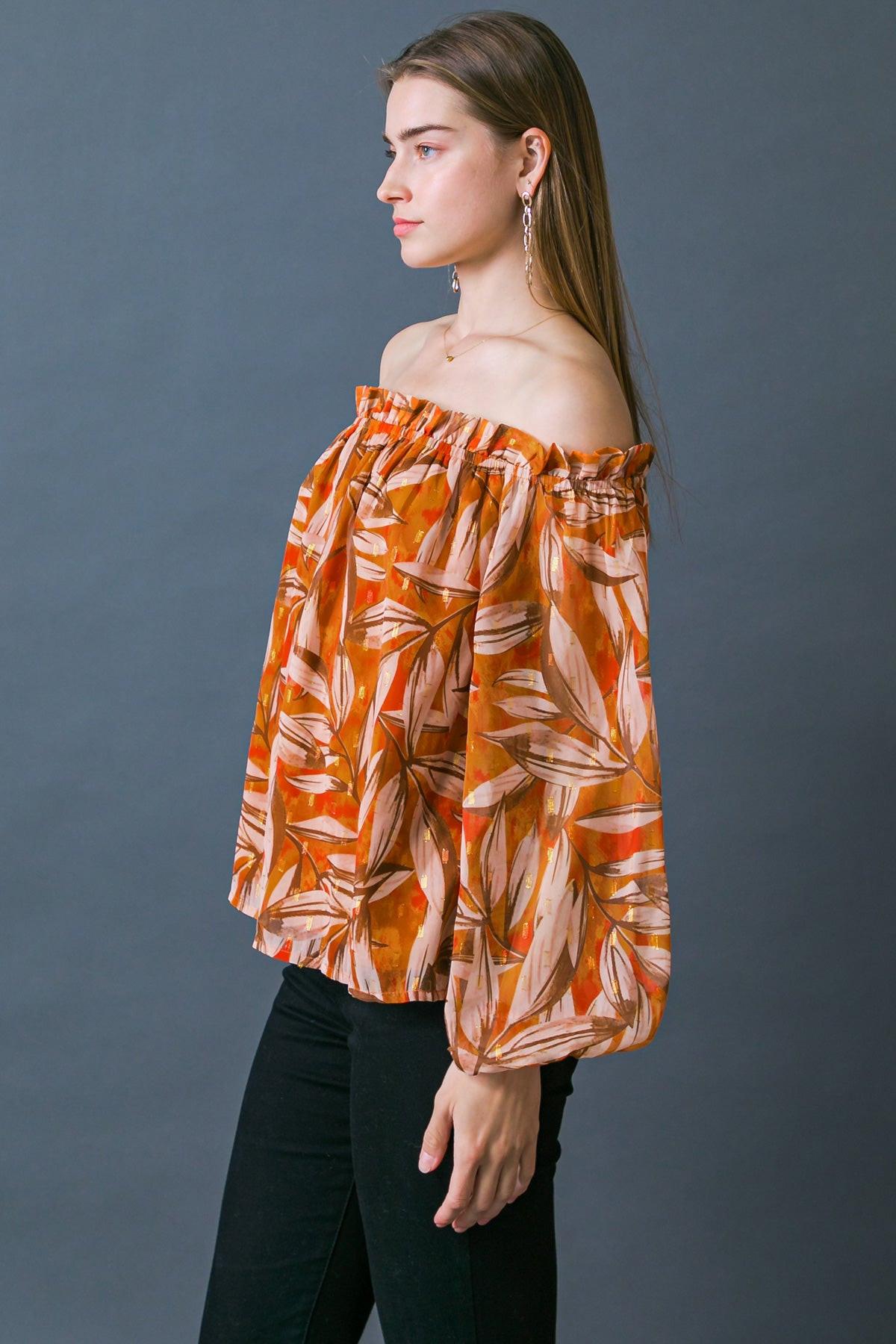 Make Me Believe Woven Top in 20ora 20bro9 — Soul Flow Apparel