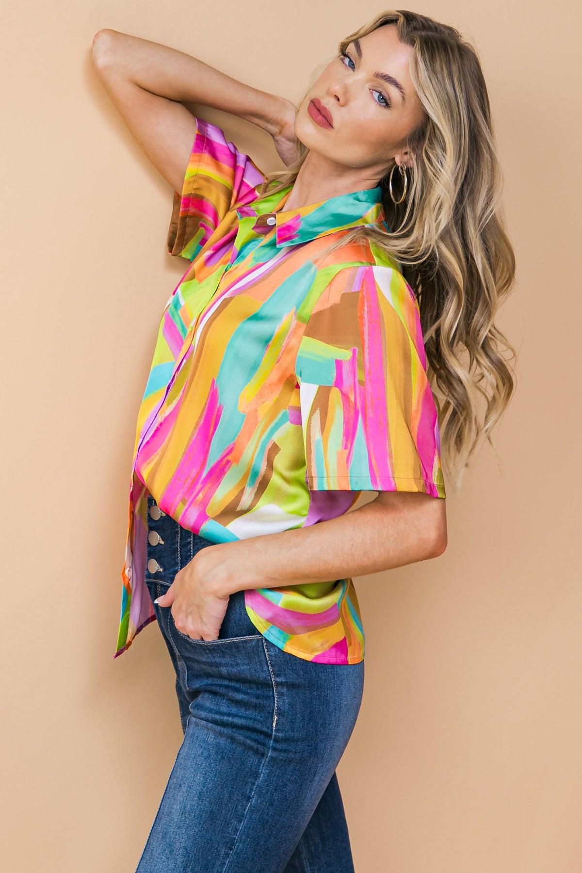 Elevated Option Woven Top in 20mag 20tur18 — Soul Flow Apparel