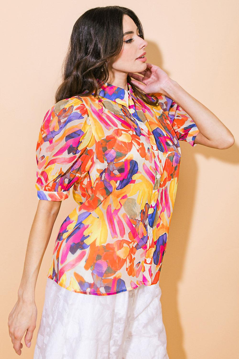 I Cross My Heart Woven Top in 20ivo5 — Soul Flow Apparel