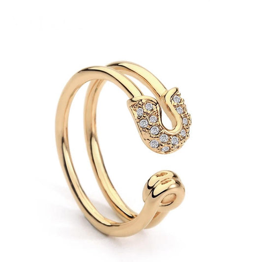 Safety Pin Ring — Soul Flow Apparel