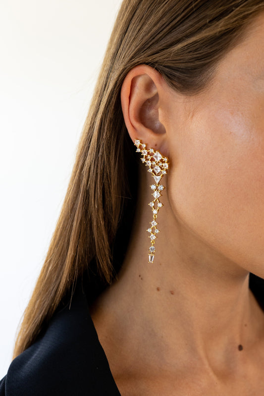 Scarlett Cz Drop Earring — Soul Flow Apparel