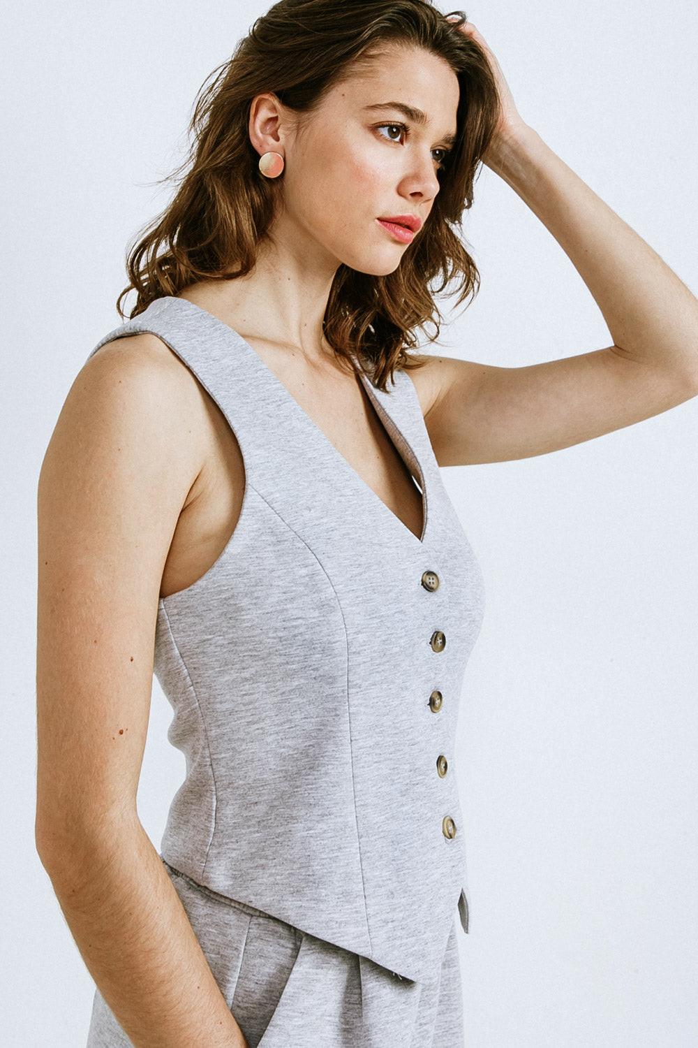 Call My Lovely Ponti Vest — Soul Flow Apparel